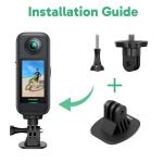 AKASO 360 Weatherproof 360° Action Camera and Adhesive Mount Kit Bundle