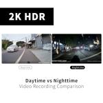 LKT Bike Camera with Tail Light – 2K HDR Cycling Dash Cam, 6 Flash Modes, STARVIS Sensor, 64GB Card Included, Front & Rear Mount, IP66 Waterproof, 7H Battery, Real-Time Monitoring & App Control