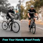 JJPOBYL Sport Camera with WiFi, Camera Sunglasses for Outdoor Sports & Vloging, Supports iOS & Android (No Memory Card Included)