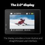 SJCAM SJ4000 Dual Screen Action Camera with Dual Displays, Wi-Fi, and Audio Recording, Bundle Including: 64GB Micro SD Card, 50-in-1 Action Kit, Card Reader, Card Wallet, and USB-C Adapter