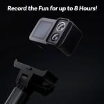 SJCAM SJ20 Dual Lens Action Camera with Dual Screens, 6-Axis Stabilization, and Night Vision, Bundle Including: 64GB Micro SD Card, 50-in-1 Action Kit, Card Reader, Card Wallet, and USB-C Adapter