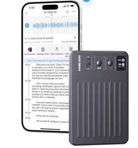 64GB AI Voice Recorder with Real-Time Translation