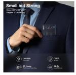 64GB AI Voice Recorder with Real-Time Translation