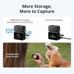 DJI Osmo Nano Standard Combo (128GB) - Small 4K/60fps Vlogging Camera with a 1/1.3″ Sensor, 143° Wide FOV Video, 200-Min Recording, Swift Content Transfer, Magnetic POV Cam 4K for Sports, Vlog