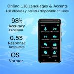 Angok AI Language Translator with Touch Screen