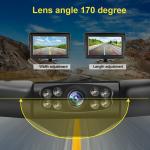 170° Wide Angle Waterproof Night Vision Backup Camera