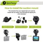 Sportway S503 Suction Cup Dash Cam Mount