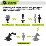 Sportway S10 Pro Dash Cam Suction Cup Mount