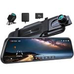 Pelsee P10 2.5K Mirror Dash Cam with GPS