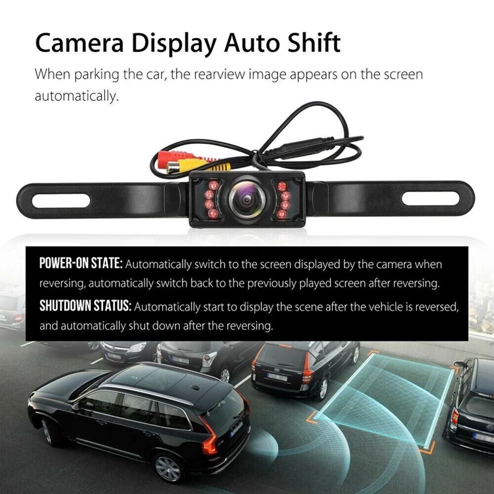 Wireless Backup Camera with 5" Night Vision Monitor