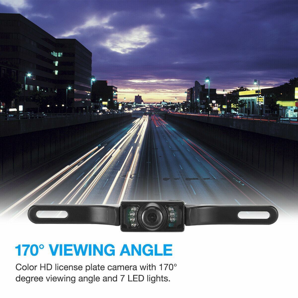 Wireless Backup Camera with 5" Night Vision Monitor