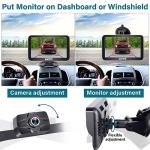 7-Inch 2K Backup Camera Monitor with Night Vision