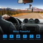 BOOGIIO 1080P FHD Dash Cam Front, 3'' IPS Screen