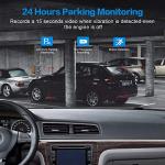 BOOGIIO 1080P FHD Dash Cam Front, 3'' IPS Screen