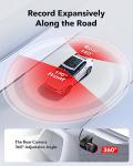 REDTIGER 4K/2.5K Dual Dash Cam with Wi-Fi