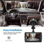 BOOGIIO 1080P FHD Dash Cam Front, 3'' IPS Screen