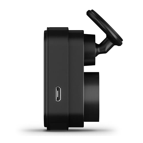 Garmin 010-02504-00 Dash Cam Mini 2, Tiny Size, 1080p and 140-degree FOV, Monitor Your Vehicle While Away w/ New Connected Features, Voice Control, Black