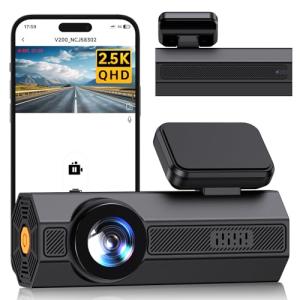 VEEMENT 2.5K Front Dash Cam: WiFi Night Vision, 24h Parking Monitor