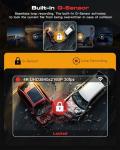3 Channel 4K Dash Cam, Dash Camera for Cars with STARVIS 2 HDR Night Vision, 4K+1080P+1080P Front Inside and Rear Triple Car Camera, GPS, 24H Parking Mode, Free 64GB Card
