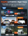 Vantrue N4S 3 Channel Front Inside Rear Dash Cam, 2.7K+1440P+1440P WiFi Dash Camera w/PlatePix™, STARVIS 2 x HDR x IR Night Vision, Voice Control, GPS, 24/7 Parking Mode, LTE Support, Support 1TB Max