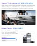 VIOFO A229 Pro 4K HDR Dash Cam, Dual STARVIS 2 IMX678 IMX675, 4K+2K Front and Rear Car Camera, 2 Channel with HDR, Voice Control, 5GHz WiFi GPS, Night Vision 2.0, 24H Parking Mode, Support 512GB Max