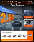 Vantrue N4S 3 Channel Front Inside Rear Dash Cam, 2.7K+1440P+1440P WiFi Dash Camera w/PlatePix™, STARVIS 2 x HDR x IR Night Vision, Voice Control, GPS, 24/7 Parking Mode, LTE Support, Support 1TB Max