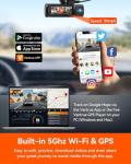 Vantrue N4 Pro 4K 3 Channel Dash Cam, STARVIS 2 IMX678 x PlatePix™ x HDR Night Vision, 4K+1080P+1080P Front Inside and Rear Dash Camera, Voice Control, WiFi, GPS, 24H Parking Mode, Support 512GB Max