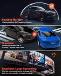 Real 4K 30fps Dash Cam Front and Rear, 2 Channel HDR with Top-Level Sensor, 5.8GHz Wi-Fi GPS G-Sensor 3.3'' Big IPS, Super Night Vision, Parking Mode, Dash Camera for Cars with App, Support 512GB Max