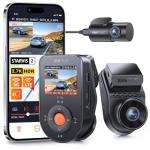Vantrue S1 Pro Dual 1440P Dash Cam Front and Rear, Dash Camera w/2.7K, STARVIS 2, HDR Night Vision, 5G WiFi, 60FPS, Optional Remote Live View, GPS, Voice Control,24/7 Parking Mode, Support 512GB Max