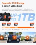 Vantrue N4 Pro S 4K 3 Channel Dash Cam w/Triple STARVIS 2, 4K+1080P+2.5K Front Inside Rear Dash Camera, HDR IR Night Vision, Voice Control, Parking Mode, GPS, Wi-Fi, Support 1TB