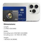 KENWOOD DRV-A310W GPS Dash Cam, Full HD Dashboard Camera, WDR/HDR Car Camera with Bluetooth & Wi-Fi Connectivity, G-Sensor, Collision Detection, Optional Rear Camera Support
