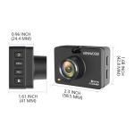 KENWOOD DRV-A310W GPS Dash Cam, Full HD Dashboard Camera, WDR/HDR Car Camera with Bluetooth & Wi-Fi Connectivity, G-Sensor, Collision Detection, Optional Rear Camera Support