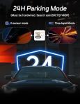 Pelsee P12 Plus 4K Rear View Mirror Camera with ADAS and BSD, 5.8GHz WiFi Mirror Dash Cam Front and Rear, Backup Camera for Car, GPS, 64GB Card Included, WDR Night Vision, Voice Control, 12" Display