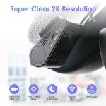VIOFO Dual Dash Cam, 2K 1440P 60fps+1080P 30fps Front and Rear Dash Camera with Wi-Fi GPS, Parking Mode, Emergency Recording, Super Capacitor, Motion Detection (A129 Plus Duo)