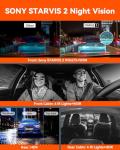 Vantrue N5 4 Channel WiFi 360° All Sides Dash Cam, STARVIS 2, IR Night Vision, 2.7K+1080P*3 Front Rear Inside Dashcam, Voice Control, GPS, 24 Hours Buffered Parking Mode Dash Camera, Support 512GB Max