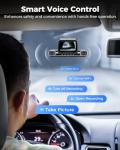 AZDOME 360° 4 Channel Dash Cam, Built-in 128GB eMMC, 2K+1080P*3 Dashcam Front and Rear Inside Left Right, Voice Control, 5G WiFi Dash Camera for Cars with 4 Adjustable Lenses, IR Night Vision, M660