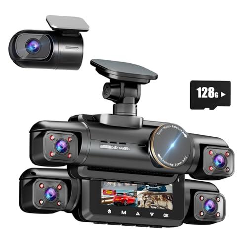 4-Channel 3K Dash Cam with Night Vision