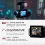 Cobra Smart Dash Cam with Interior Cam (SC 201) - Full HD 1080P Resolution, Built-in WiFi & GPS, Live Police Alerts, Incident Reports, Emergency Mayday, Drive Smarter App, 16GB SD Card Incl.