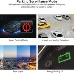 THINKWARE Q200 2CH Dash Cam 2K Front 1080P Rear Car Dashboard Camera, WiFi, WDR, Speed Red Light Alerts, ADAS, 256GB Max, Parking Monitor, Night Vision (32GB MicroSD, 12V Cigar, Hardwiring Cable, GPS)