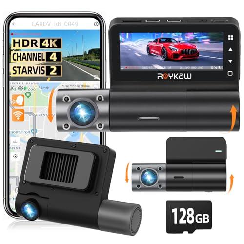 Roykaw R8 4K Dash Cam with GPS and WiFi