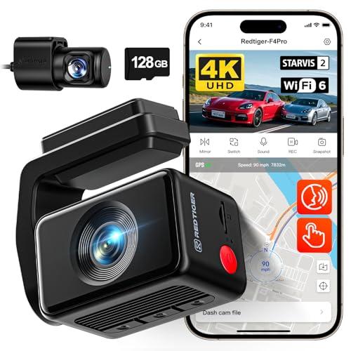 REDTIGER F4 Pro 4K Dash Cam with WiFi6