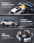 Dash Cam Front Rear, 3 Channel Dash Cam, 5G WiFi Dash Camera for Cars, 4K UHD Car Camera with Night Vision, 24 Hours Parking Monitor, HDR, App Control, Loop Recording