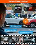 4K Dash Cam Front and Rear, 4K+1080P*3 Dash Camera for Cars,STARVIS 2 Sensor, Include 128GB SD Card,24 Hrs Parking Mode, 5G WiFi, GPS, Voice Control, Loop Recording, 512GB Support, APP Control