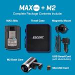 Escort MAX 360c Radar Detector with M2 Smart Dash Cam & OBDII Cord Bundle