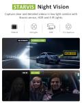 GMAIPOP 4K 3 Channel Dash Cam Front Rear Inside，STARVIS Sensor, 5GHz WiFi,64GB Card Included, 2160P+1080P+1080P Car Dash Camera, 3.16" IPS Screen, IR Night Vision,HDR, G-Sensor, 24/7 Parking Mode