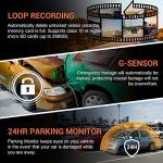 Rexing V1P 4K Car Dash Cam 2.4" LCD 2160p Front + 1080p Rear Wi-Fi 170° Wide Angle Dual Channel with Rear Cam, G-Sensor, WDR, Loop Recording Mobile App Supercapacitor