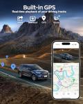 AI Dash Cam 4 Channel 360° View, 4K Advanced Driving System(Adas) Front and Rear Dash Camera for Cars,Built-in 5GHz Wi-Fi GPS, Voice Control, Free 128G Card,Night Vision,24H Parking Mode,with CPL