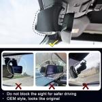 Mangoal Front 4K & Rear 1080P Dash Cam Custom Fit for Jeep Gladiator JT 2020 2021 2022 2023 2024 & Wrangler JL 2018-2024 etc, UHD 2160P, App & WiFi,128GB Card