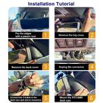 Fitcamx 4K Dash Cam Suitable for RAM 1500 TRX Classic (Model A) 2019 2020 2021 2022 2023 2024 Rebel Big Horn Laramie, OEM Look, UHD 2160P Video, WiFi&APP, Loop Recording G-Sensor, Plug&Play, 64GB Card