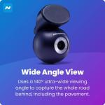 Nextbase 222XR 1080p Dash Cam + Rear Cam HD in Car Mini Camera with Parking Mode, Night Vision, Automatic Loop Recording and File Protection, Reliable and Durable